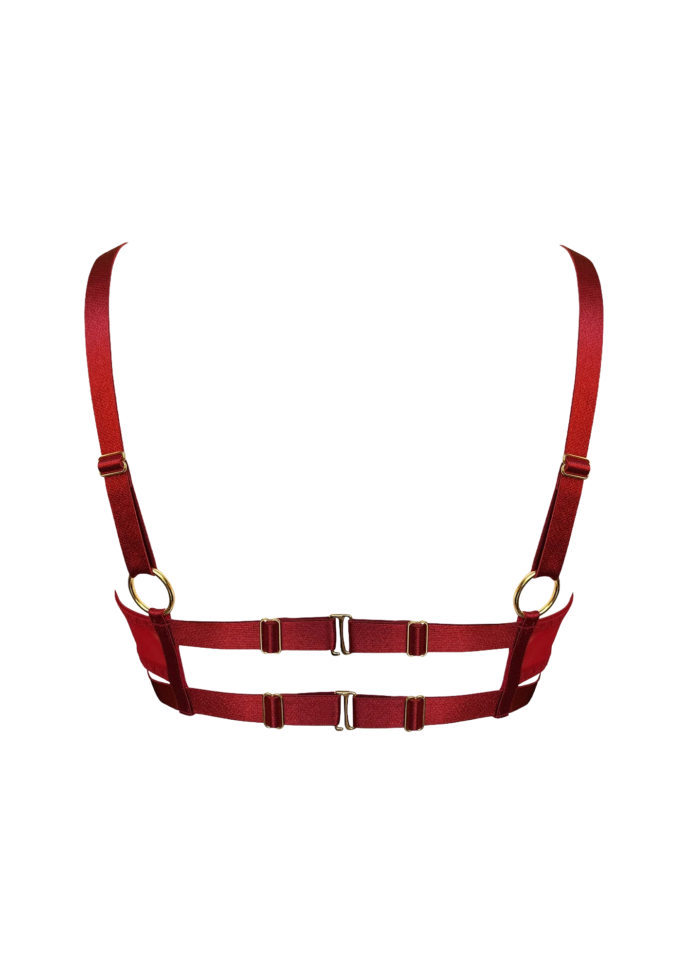 Bordelle Signature Shelf Bra in Burnt Red - Image 5