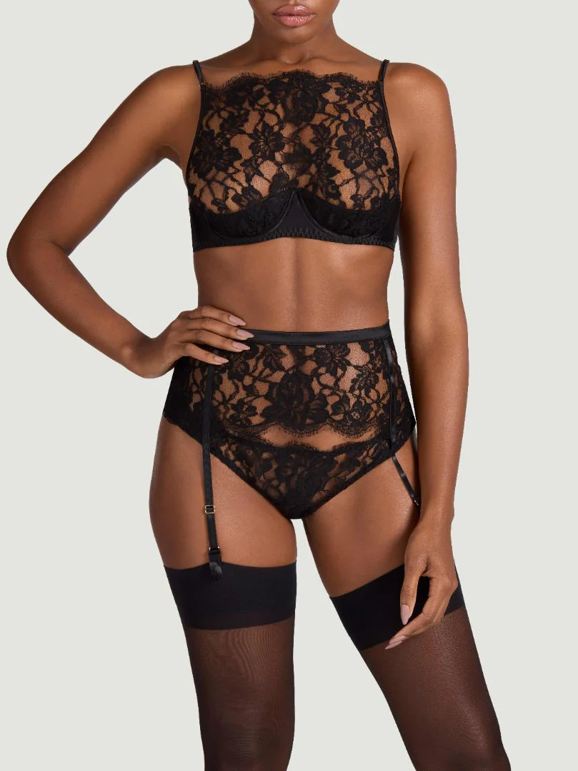 Coco de Mer Aphrodite High Neck Balconette Bra - Image 6