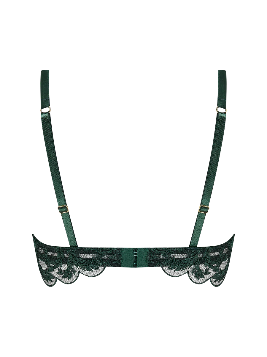 Coco de Mer Arletta Longline Half Cup Bra - Image 5