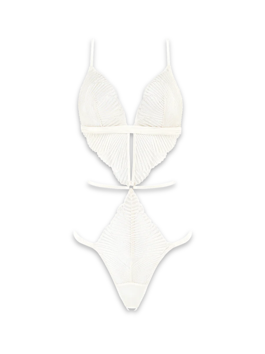 Coco de Mer Athena in Ivory Playsuit