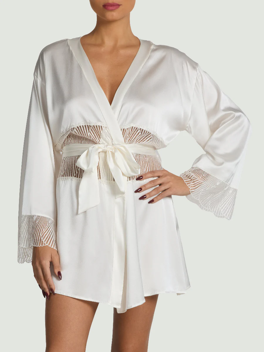 Coco de Mer Athena in Ivory Robe - Image 2