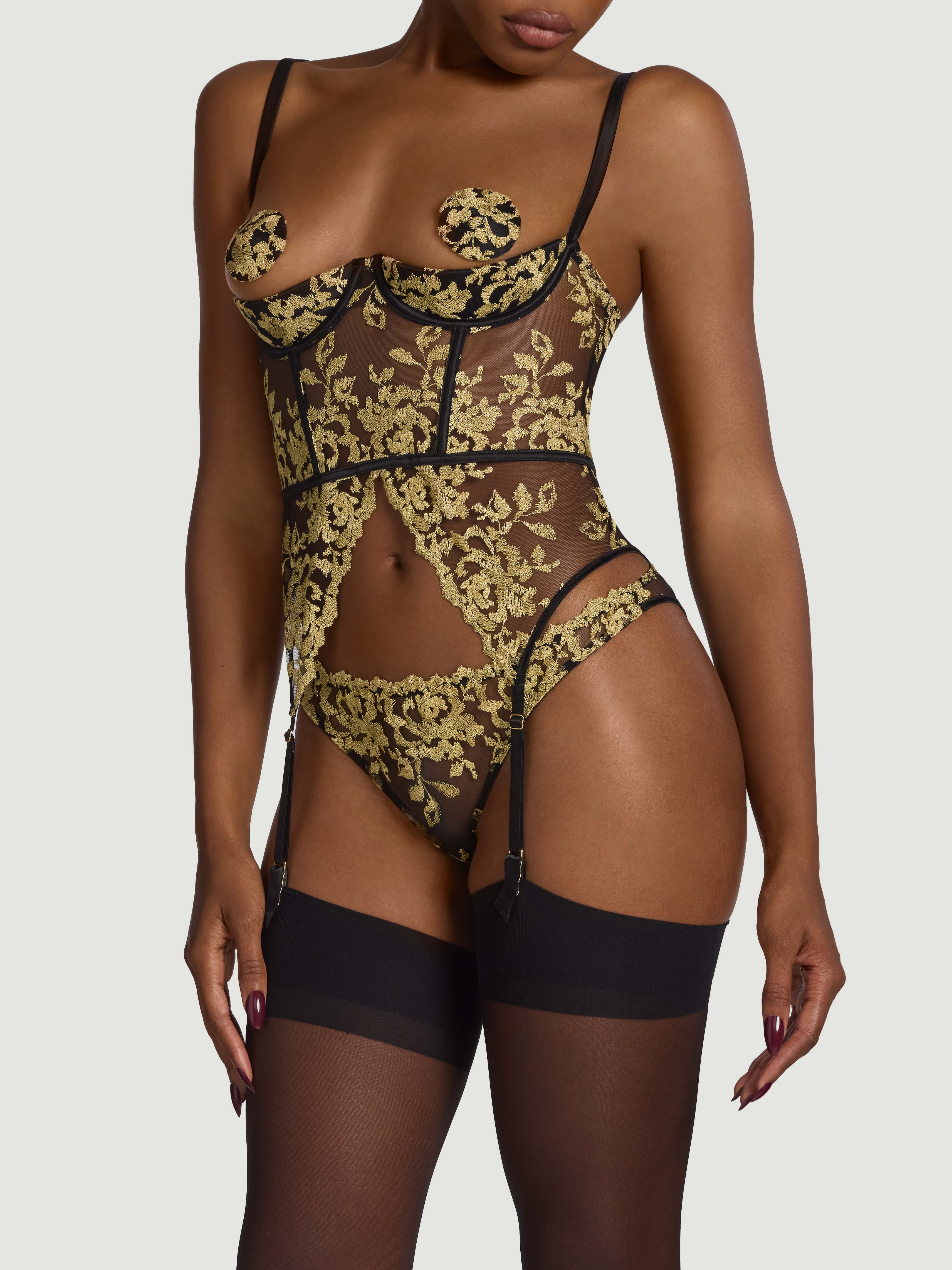 Coco de Mer Flavia Quarter Cup Basque - Image 4