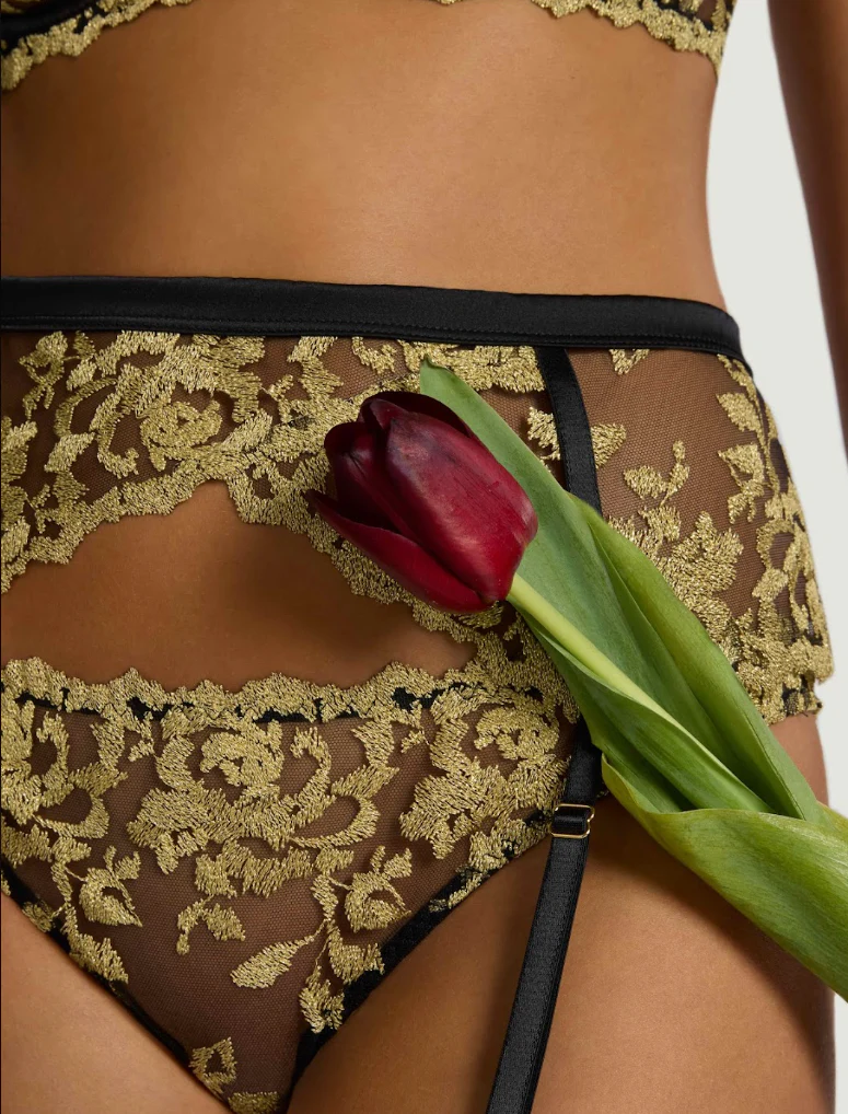 Coco de Mer Flavia Suspender Belt - Image 5