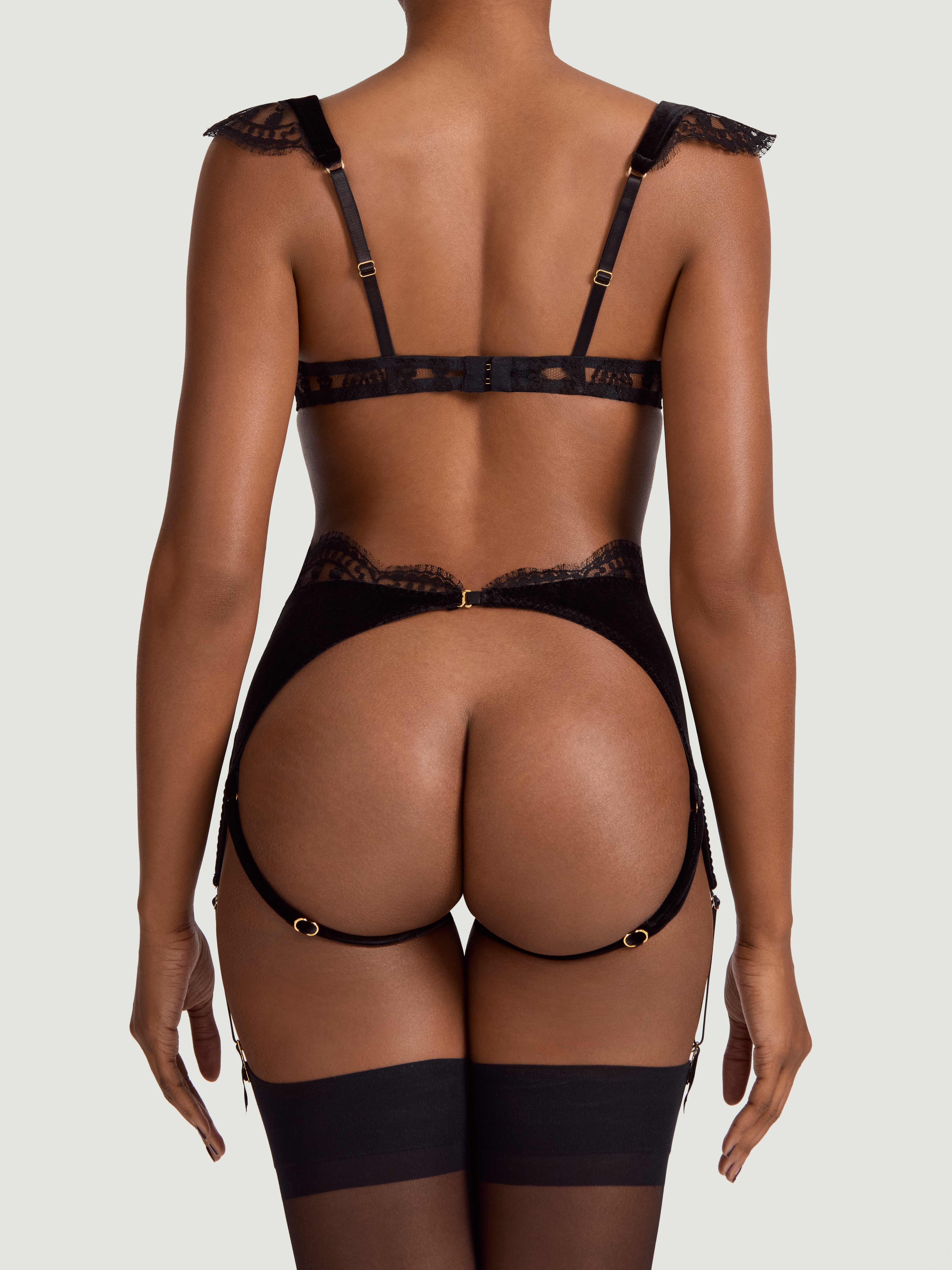 Coco de Mer Kiana Open Suspender Knicker - Image 4